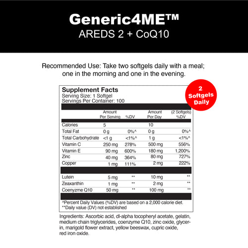 Generic4ME AREDS 2 with CoQ10